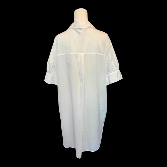 π EUC OLD NAVY White Button Up Shirt Dress | Size XL - Picture 4 of 10